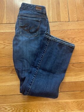 EXPRESS X2 SLIM W10 LOW RISE BOOTCUT JEANS SIZE 2